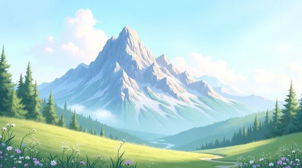 Tableau aquarelle représentant une montagne : immersion au cœur des paysages artistiques